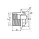 Форсунка стеновая Hayward 3310 2"/1&frac12;" под бетон 24463 фото 2