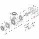 Фланец насоса Hayward HCP KAL RPUM0017.06R/RBH0008.05R 20965 фото 2