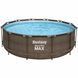 Каркасный бассейн Bestway Ротанг 56709 (366х100 см) с картриджным фильтром и лестницей 22530 фото 1