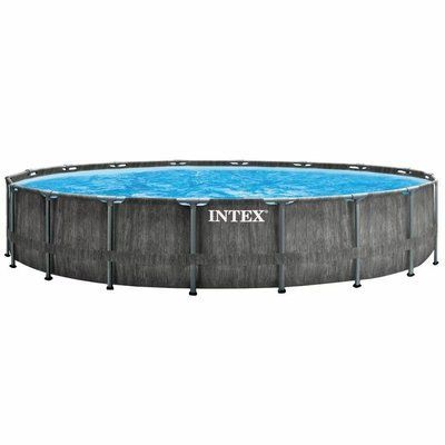 Каркасный бассейн Intex 26744 GREYWOOD (549х122 см) с картриджным фильтром, лестницей и тентом 31421 фото