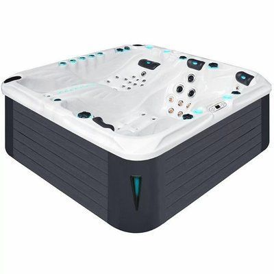 Гідромасажний басейн Passion Spas Euphoria Mighty Wave (230x230x91 см), Сріблясто-білий 34152 фото