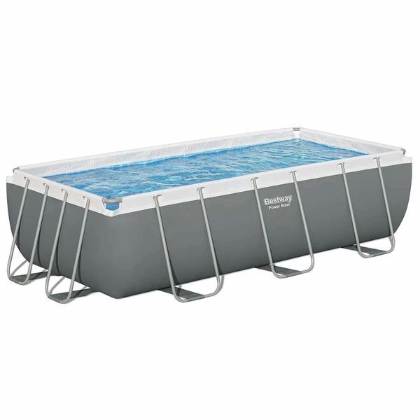 Каркасний прямокутний басейн Bestway 56441 (404х201х100 см) з картриджним фільтром та драбиною 16459 фото