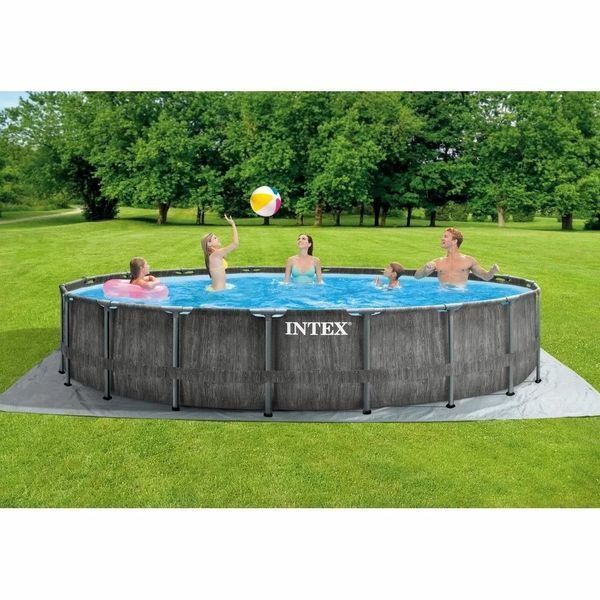 Каркасний басейн Intex 26744 GREYWOOD (549х122 см) з картриджним фільтром, драбиною та тентом 31421 фото