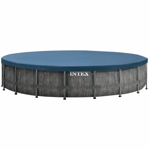 Каркасний басейн Intex 26744 GREYWOOD (549х122 см) з картриджним фільтром, драбиною та тентом 31421 фото