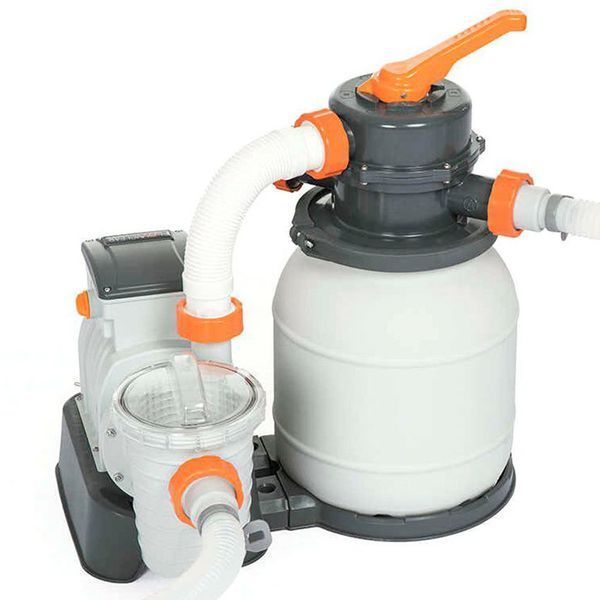 Збірний басейн Bestway Hydrium 561CU (488х130 см) з піщаним фільтром, драбиною та тентом 31240 фото