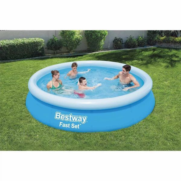 Надувной круглый бассейн Bestway 57274 (366x76 см) с картриджным фильтром 17514 фото