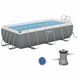 Каркасний прямокутний басейн Bestway 56441 (404х201х100 см) з картриджним фільтром та драбиною 16459 фото 1