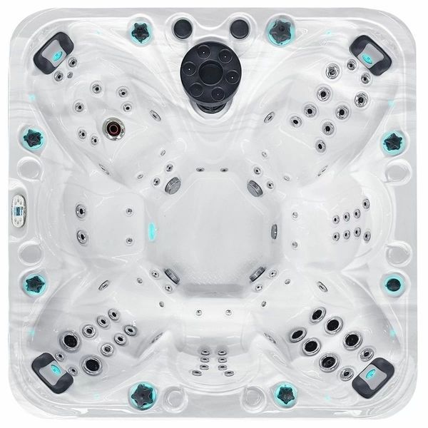 Гідромасажний басейн Passion Spas Joy (225х225х91 см), Сріблясто-білий 34146 фото