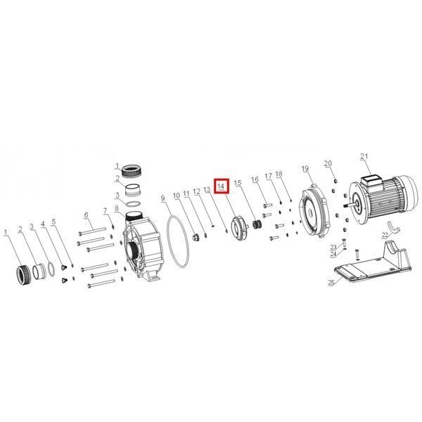 Крыльчатка для насоса Aquaviva ZWE\WTB550T 22954 фото