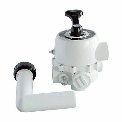 Кран шестиходовий Emaux MPV04 S700-S1200 (88280813W), (2", бічне підключення) 12841 фото