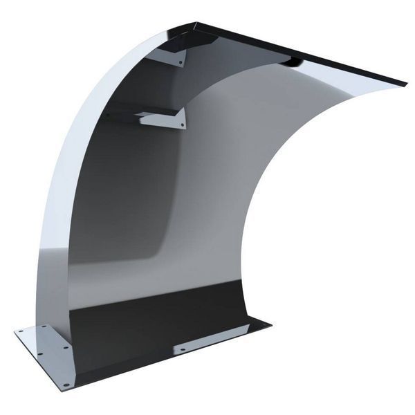 Водоспад Aquaviva Хвиля, AISI 316 (600х500 мм) 29891 фото