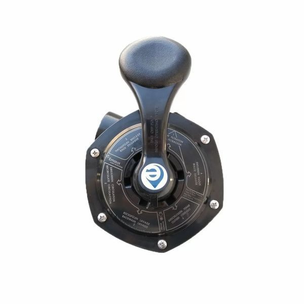Кран шестиходовий Emaux MPV03 (1.5") боковий (88280811B) чорний 2582 фото
