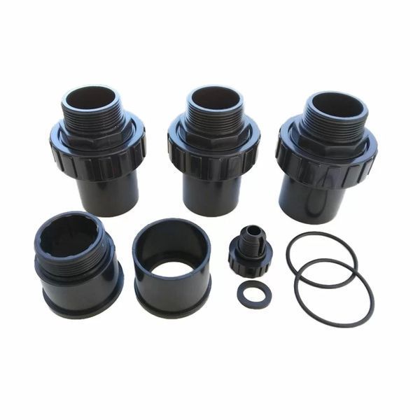 Кран шестиходовий Emaux MPV03 (1.5") боковий (88280811B) чорний 2582 фото