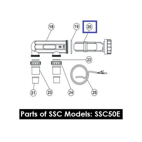 Змінна ячейка для Emaux SSC50/25 (08050019) 11906 фото