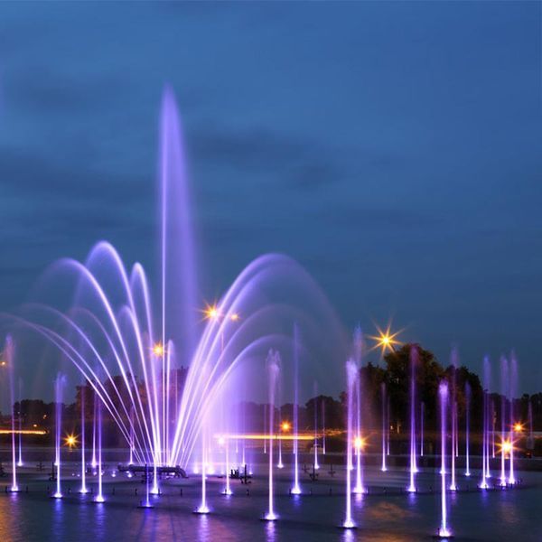 Прожектор для фонтана c ВР 38 мм Aquaviva (9LED 9 Вт 12/24 В) RGB 29731 фото