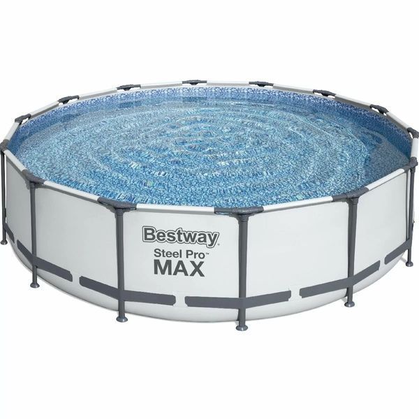 Каркасний&nbsp;басейн&nbsp;Bestway&nbsp;56950&nbsp;(427х107 см) з картриджним фільтром, тентом і драбиною 22514 фото